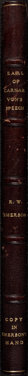 Earl of Carnarvon's Speech before the House of Peers [Dec. 23, 1678]. Holograph copy, unsigned, undated