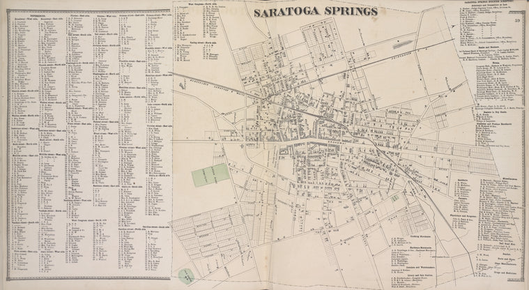 References; Saratoga Springs [Village]; Saratoga Springs Business Directory