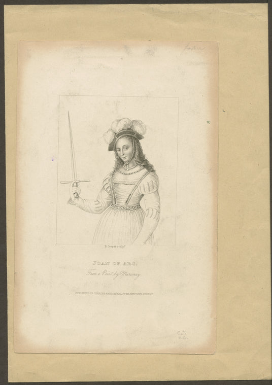 Jeanne d'Arc. -- Armor & portraits in armor.