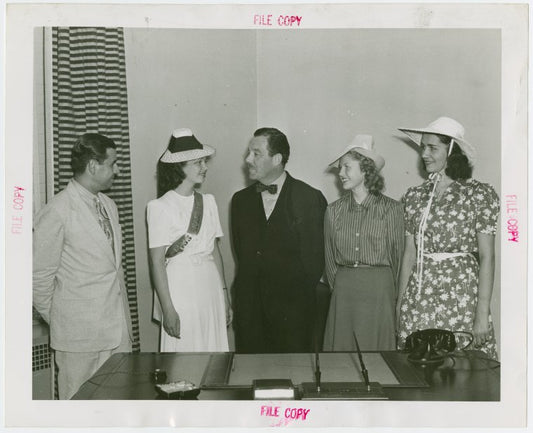 Contests - Beauty - Miss Nassau with Grover Whalen and others