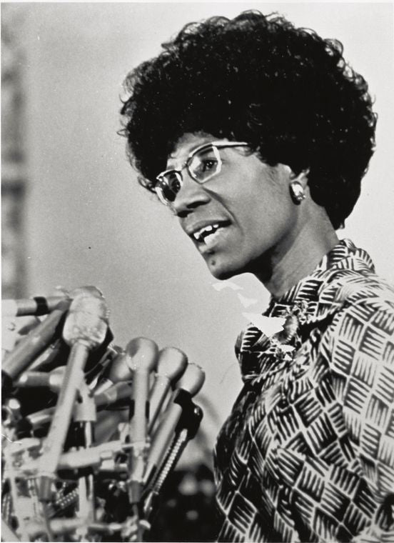 Shirley Chisholm speaking