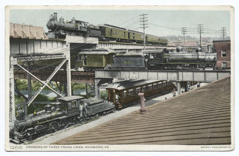 Crossing of Three Trunk Lines, Richmond, Va.