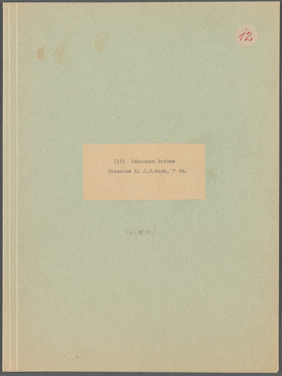 Ciaconna di J. S. Bach