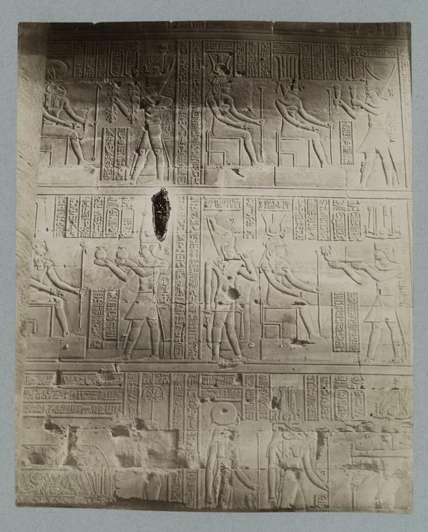 Bas relief du Temple de Dendarah