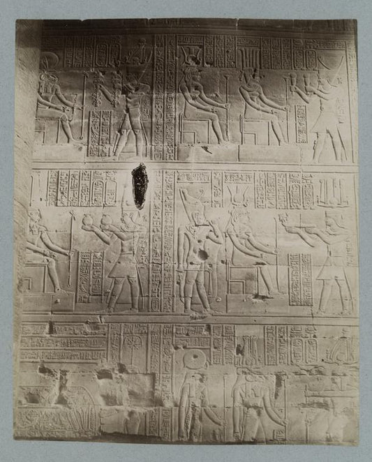 Bas relief du Temple de Dendarah