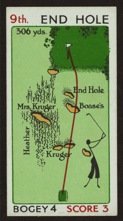 Mr. Tiger's round--9th hole.