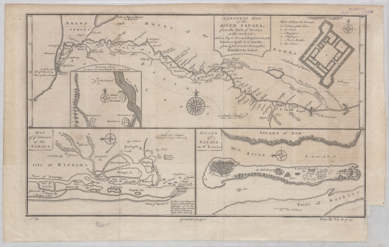 A general map of the River Sanaga, from the falls of Govina to the Ocean