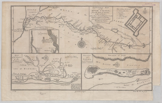 A general map of the River Sanaga, from the falls of Govina to the Ocean