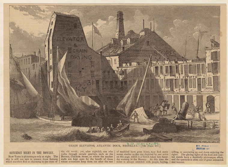 Grain elevator, Atlantic dock, Brooklyn