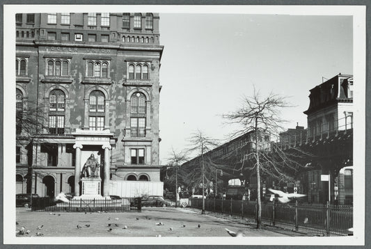 Cooper's Union School and Third Avenue Elevated in New York, N.Y.