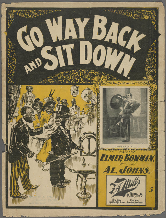 Go way back and sit down