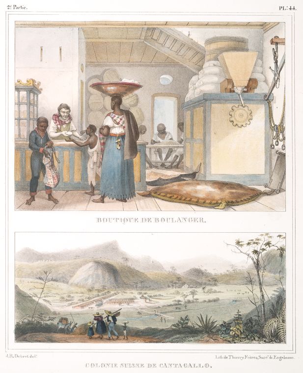 Boutique de boulanger; Colonie suisse de Cantagallo [Cantagalo].