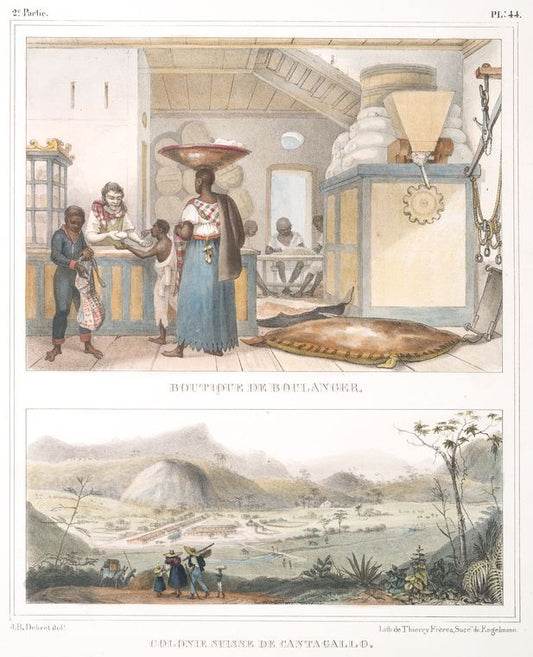 Boutique de boulanger; Colonie suisse de Cantagallo [Cantagalo].
