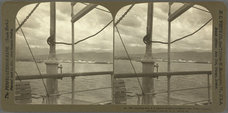Kingston from S. S. Sarnia -- Atlas Line Service New York to Jamaica