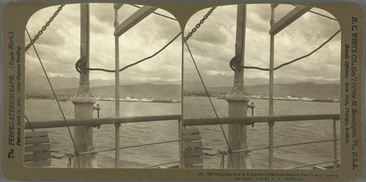 Kingston from S. S. Sarnia -- Atlas Line Service New York to Jamaica