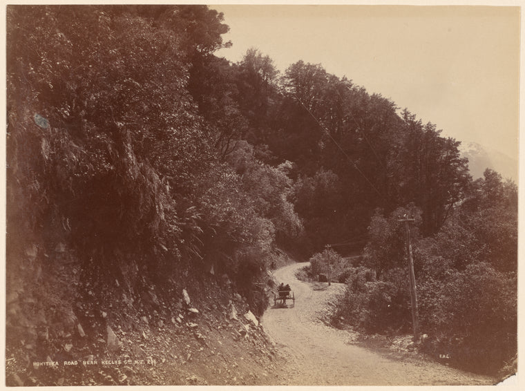 Hokitika Road near Kelly's G[...], N. Z.