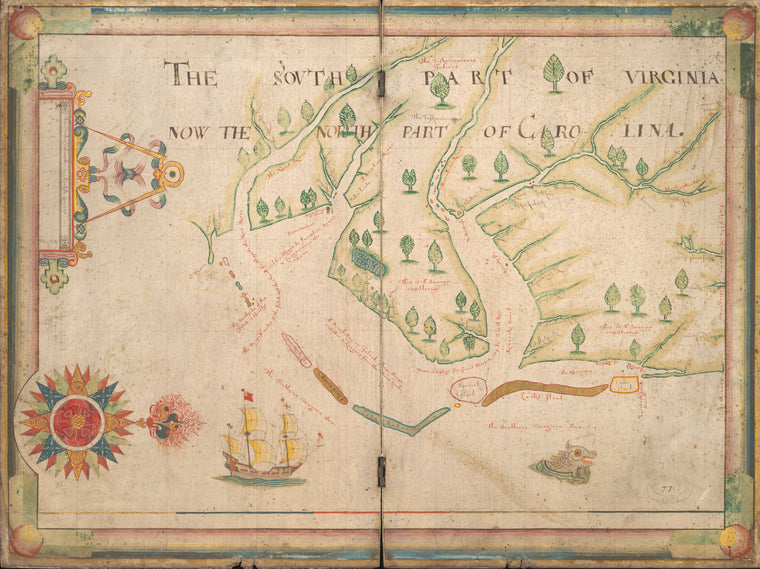 The south part of Virginia, now the north part of Carolina