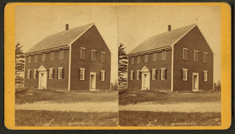 Walpole Meeting House, erected 1772, Bristol, Me.
