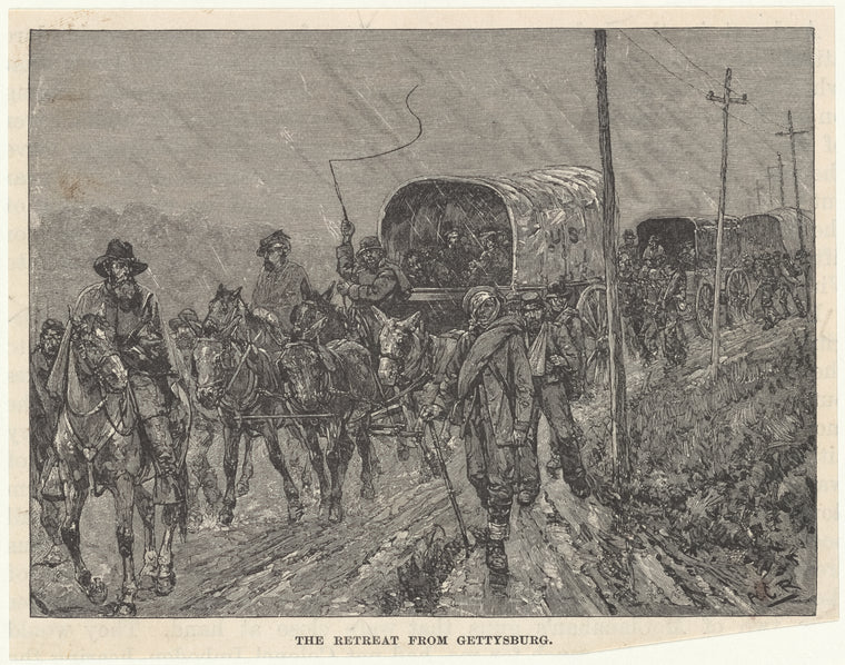 The retreat form Gettysburg