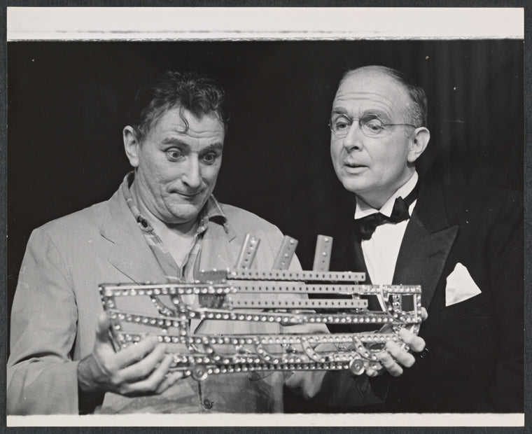 Joseph Bird and Richard Woods in the stage production You Can't Take It With You