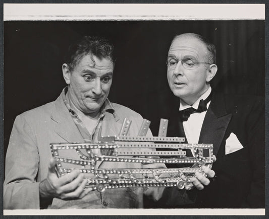 Joseph Bird and Richard Woods in the stage production You Can't Take It With You