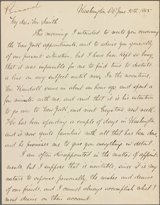 Correspondence with Daniel Manning