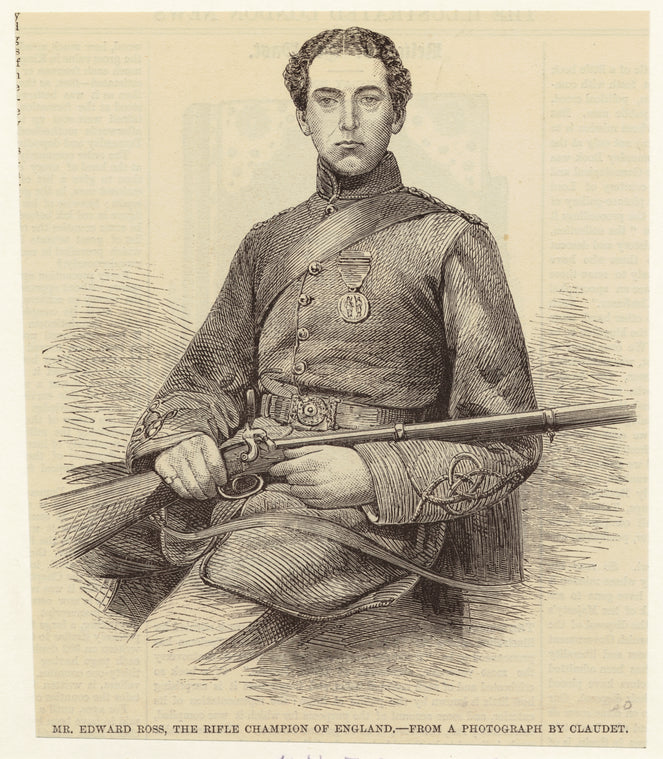 Mr. Erward Ross, the rifle champion of England
