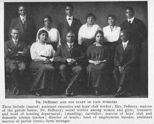 Dr. DeBerry and his staff of paid workers.