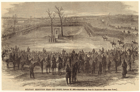 Military execution near City Point, January 27, 1865
