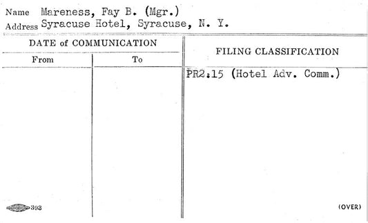Mareness, Fay B. (Mgr.)