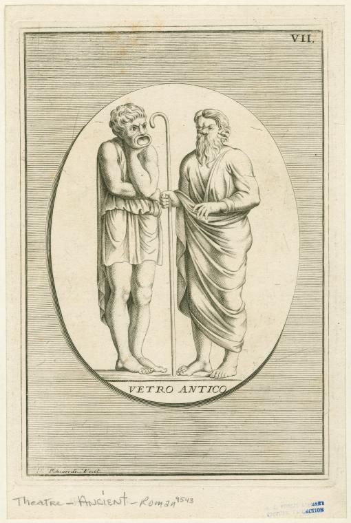 Masked Roman actors