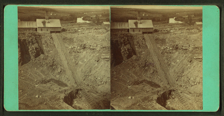 Crocker slate quarry, Brownville.