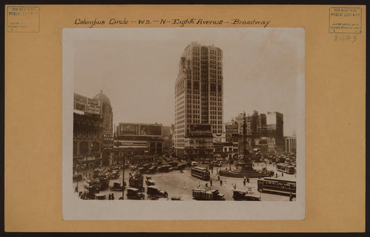 Manhattan: Columbus Circle - 8th Avenue - Broadway.