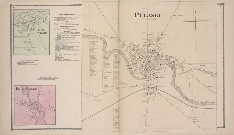 Port Ontario [Village]; Port Ontario Business Directory; Holmesville Business Directory; Holmesville [Village]; Pulaski Business Directory; Pulaski [Village]