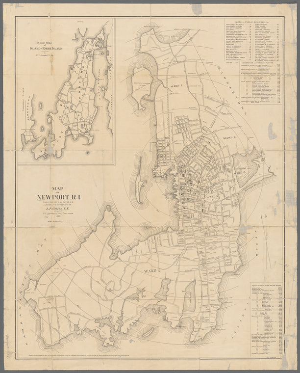 Map of Newport, R.I.