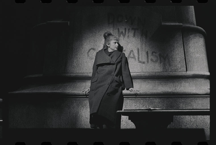 Cathryn Damon in the stage production Flora, the Red Menace