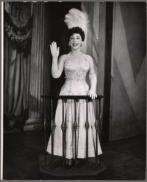 Rita Dimitri in the touring stage production Can Can