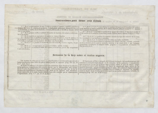 Empadronamiento General de Esclavos: Bartolo; Celedonio; Aurelio; Agustino