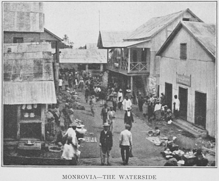 Monrovia - the waterside.