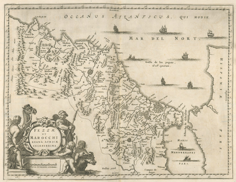 Fezzae et Marocchi Regna Africae Celeberrima.