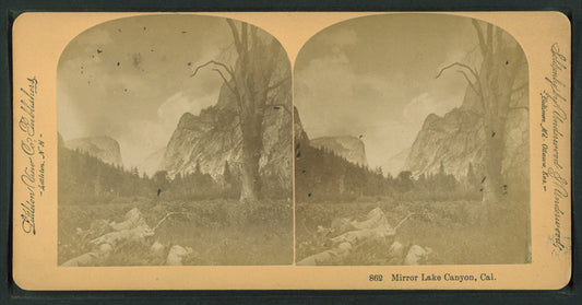Mirror Lake Canyon, Cal.
