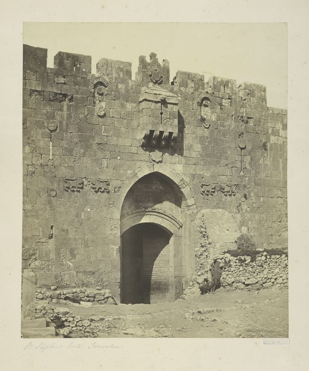 St. Stephen's Gate, Jerusalem, 1857