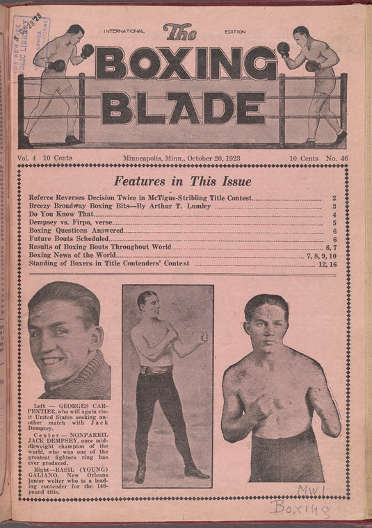 The Boxing blade