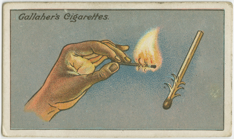 How to light a match in the wind.