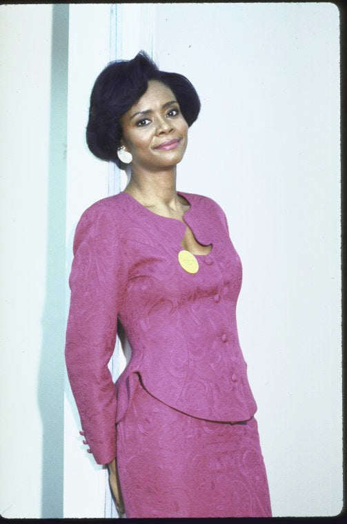 Actress Tonya Pinkins in a publicity shot fr. the Broadway  musical "Jelly's Last Jam." (New York)