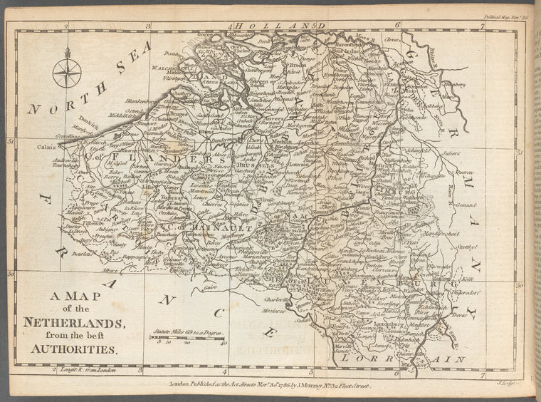 A Map of the Austrian, French and Dutch Netherlands