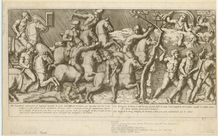 Cavalry and soldiers during the Dacian Wars, 101-106