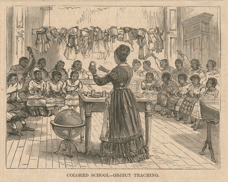 Colored school--object teaching