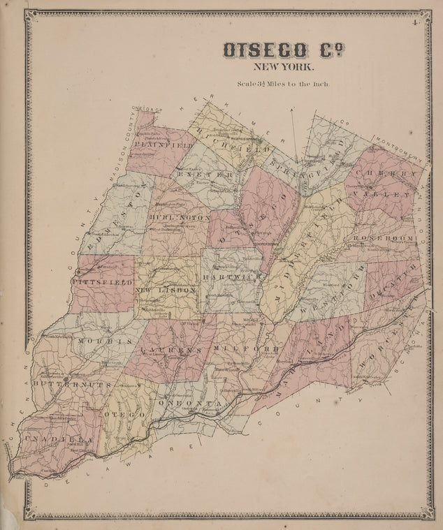 Otsego Co. New York.