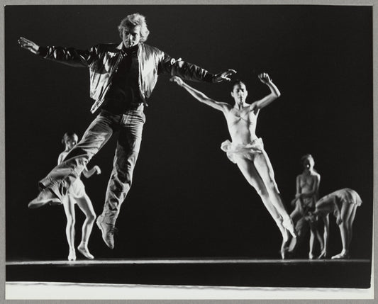 Peter Martins rehearsing New York City Ballet dancers